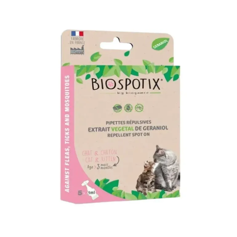 Biospotix Pipettes Répulsives Chat/Chaton