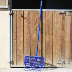 Cheval Energy Fourche à Copeaux Plastique - Bleu