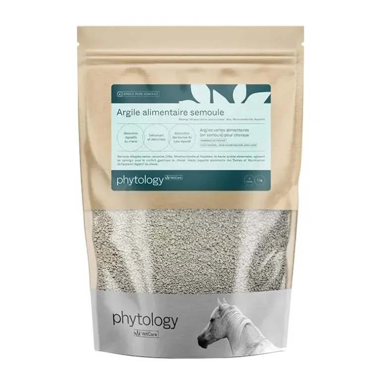 Phytology VetCare Argile verte alimentaire Cheval semoule
